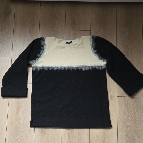 jaeger Sweaters - Jaeger Women's Black Pullover Jumper Size M